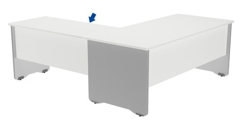 MESA ROCADA WORK ALA 100x60 GRIS/BLA
