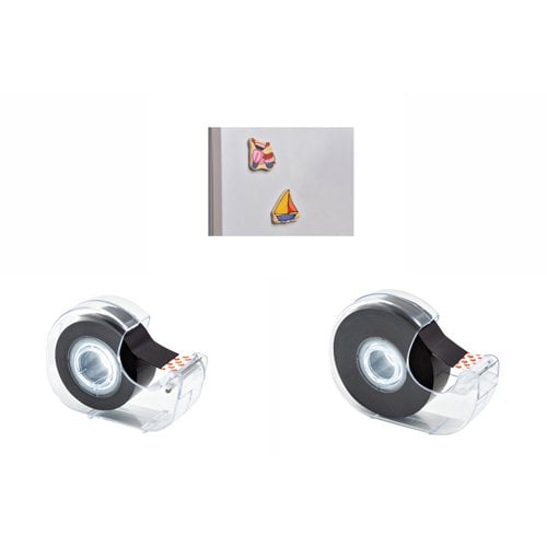 CINTA MAGNETICA ADHESIVA 19x3mm C/DISP.