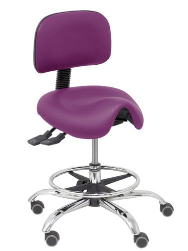 TABURETE PIQUERAS ZARZA MORADO