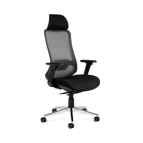 SILLA ROCADA RD-933-4 NEGRO CON BRAZOS