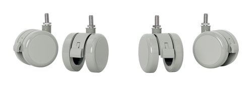 RUEDAS GIRATORIAS PARA MESA LEITZ ERGO