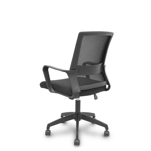 SILLA PIQUERAS ERGO535 TAPIZADO NEGRO