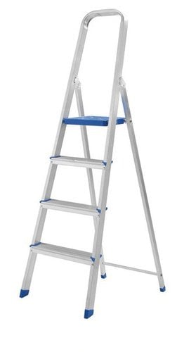 ESCALERA ALUM. LEON 4 PELDAÑOS