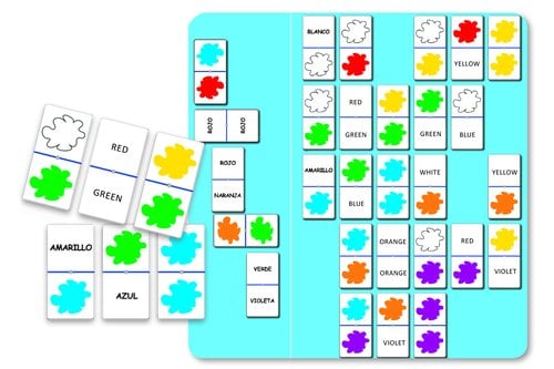 JUEGO KLUGER DOMINO COLORES