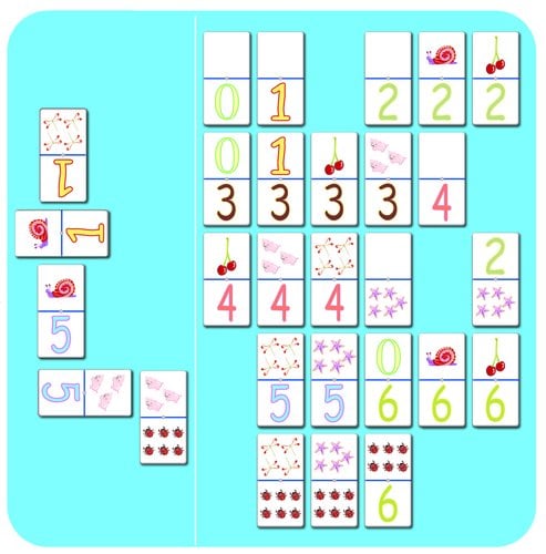 JUEGO KLUGER DOMINO NUMEROS