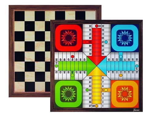 TABLERO PARCHIS 4 AJEDREZ DE 40