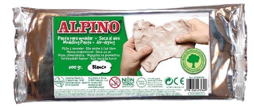 PASTA MODELAR ALPINO 500 GR. BLANCA