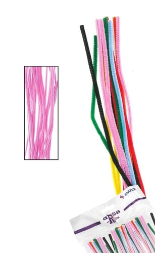 LIMPIA PIPAS VARILLA ROSA 30 CMS. B/40