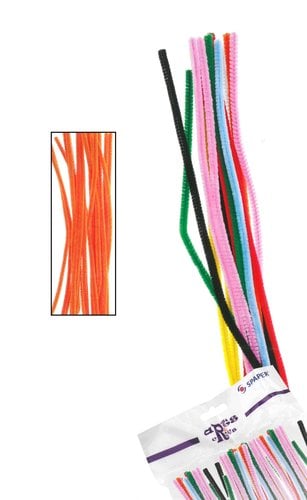 LIMPIA PIPAS VARILLA NARANJA 30 CMS. B/4