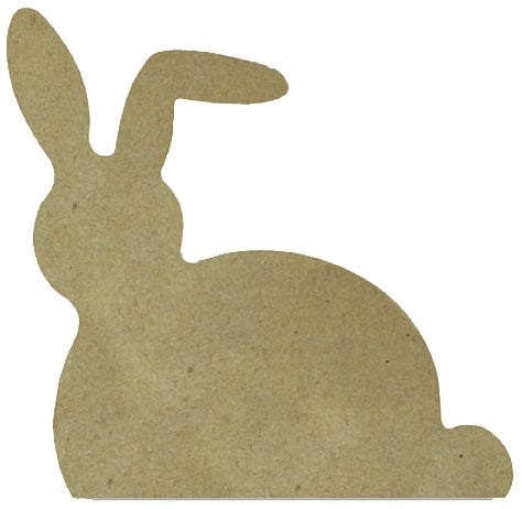 FIGURAS NIEF. CARTON CONEJO 4 UD