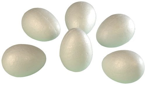 HUEVOS POLIESPAN NIEF.5,8x4,2cm PACK 20