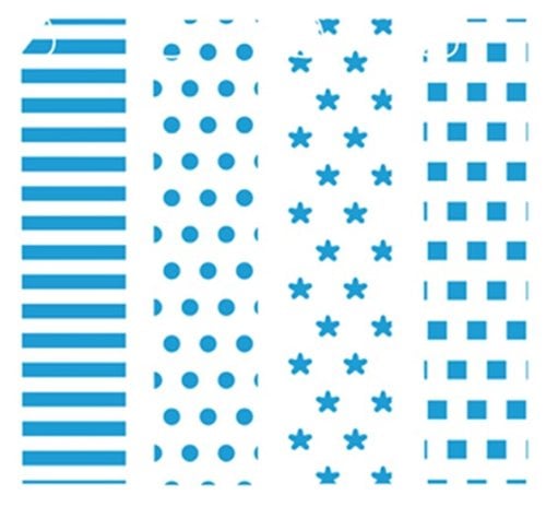 PAPEL PARA ORIGAMI 20x20 AZUL-3 20h
