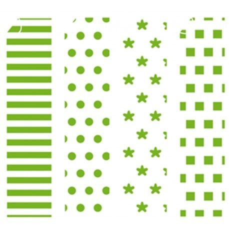 PAPEL PARA ORIGAMI 20x20 VERDE-3 20h