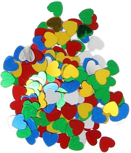 LENTEJUELAS FIXO 20GR. CORAZONES SURTIDO