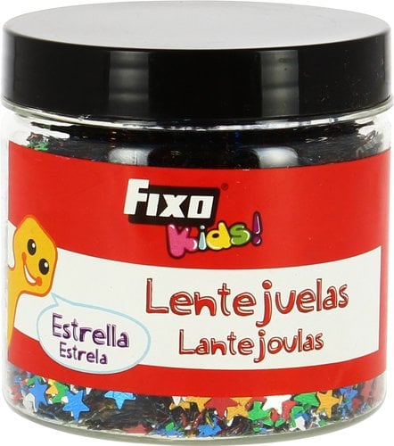 LENTEJUELAS FIXO 50GR. ESTRELLAS SURTIDO