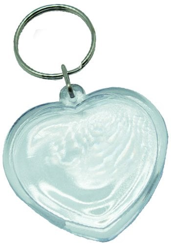 LLAVEROS CORAZON NIEF.PLASTICO CRISTAL 4