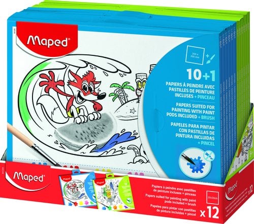 MAPED PAPELES PINTAR C/PASTILLAS 10 und