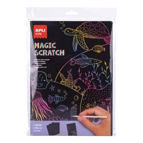 KIT MANUALIDADES APLI LAMINA RASCA+HERR