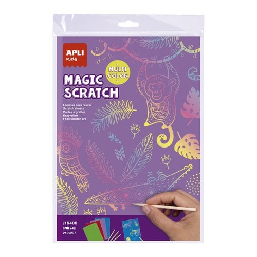 LAMINA APLI RASCA SCRATCH BOLSA DE 8