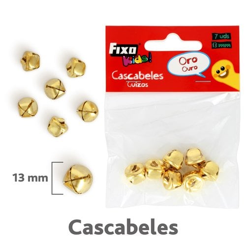 CASCABELES FIXO ORO 13mm B/7