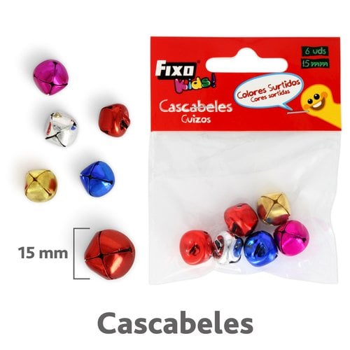 CASCABELES FIXO SURT. 15mm B/6