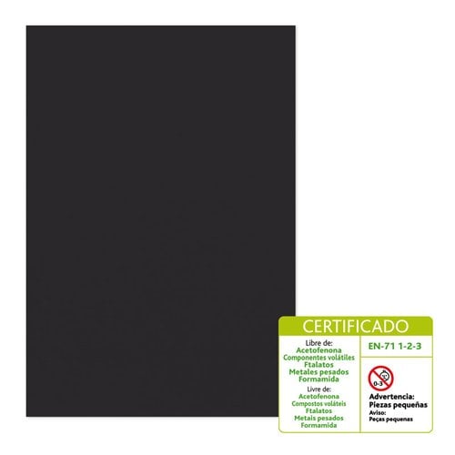 GOMA EVA FIXO 40x60 NEGRO B/1
