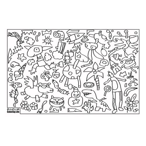 MANTEL PLAYCOLOR PARA PINTAR 137x106