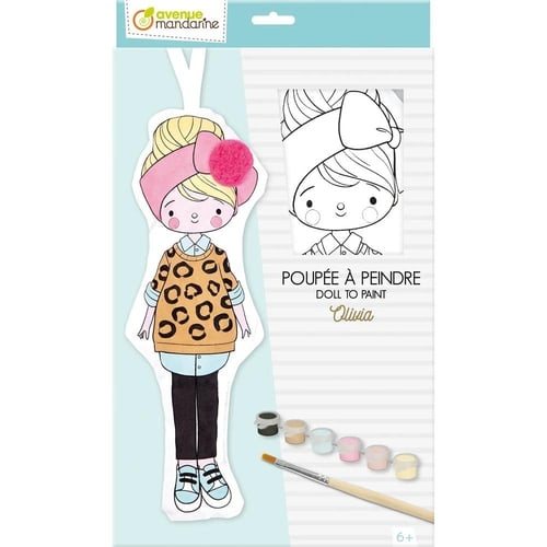 KIT MANU. MUÑECA PARA PINTAR OLIVIA