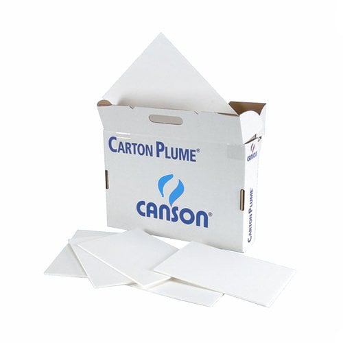 CARTON PLUMA CANSON BLANCO 3 mm 50x70