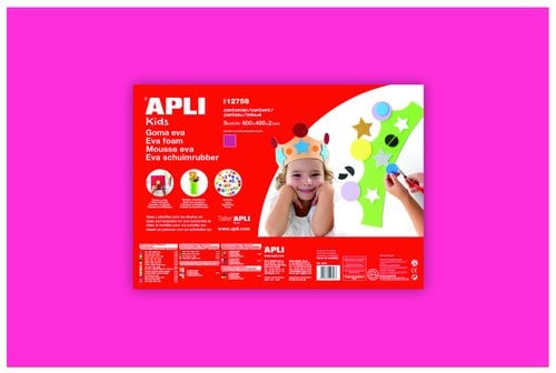 GOMA EVA APLI 40x60 ROSA P/5