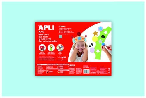 GOMA EVA APLI 40x60 AZUL CLARO P/5