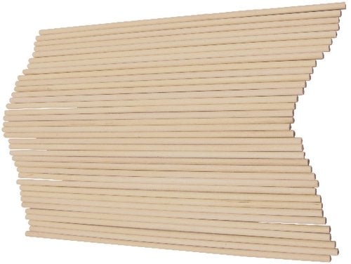 PALILLOS REDONDOS NATURAL 20cm. PACK 36