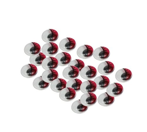 OJOS MOVILES SMART ROJO 12 mm. PACK 40