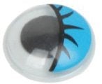 OJOS MOVILES SMART AZUL 18 mm. PACK 20