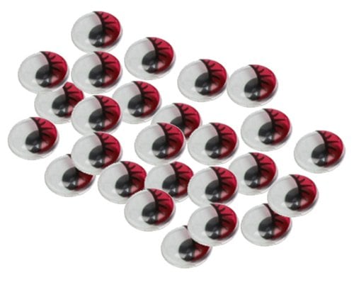 OJOS MOVILES SMART ROJO 18 mm. PACK de 2