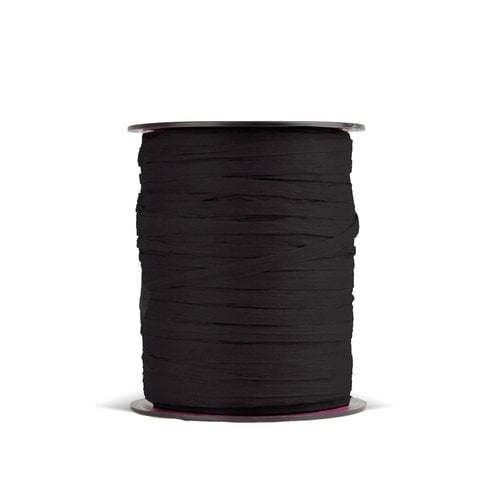 CINTA REGALO RAFIA R.100 m.3,5 mm NEGRO
