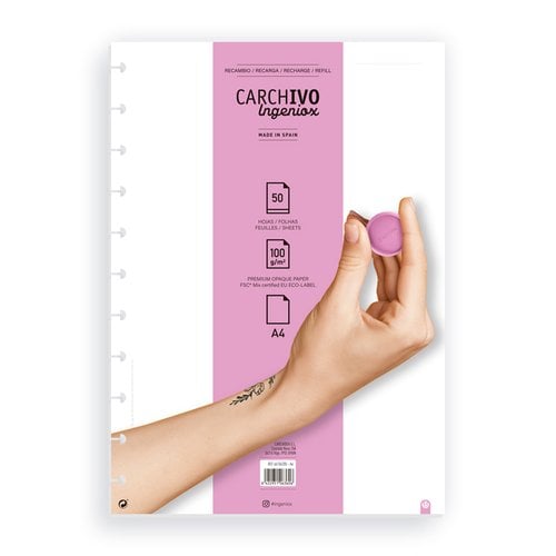 RECAMBIO CARCHIVO INGENIOX A4 50h LISO