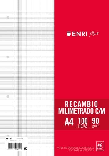 RECAMBIO ENRI PLUS A4 100h 4