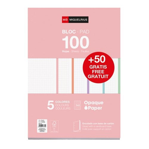 RECAMBIO MR NB-5 A4 150h 4 TAL. CD.5 PAS