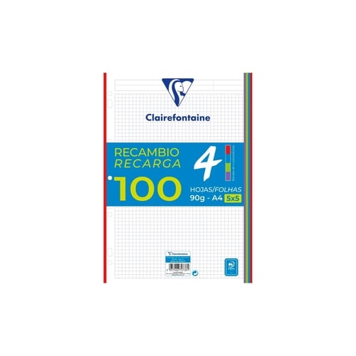 RECAMBIO CLAIREF.A4 100h CD.5 COL.V