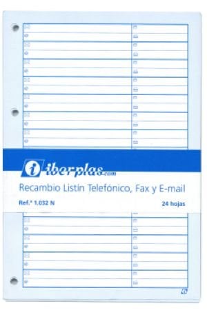 RECAMB.LISTIN TF.IBERP.BLOC 24h 4 tal.
