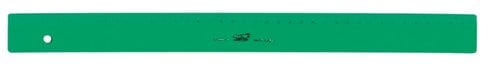 REGLA SAFTA 40 CENTIMETROS VERDE