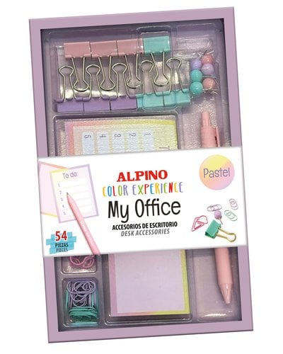 SET PAPELERIA ALPINO OFFICE PASTEL