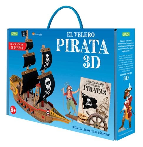 PUZZLE MANOLITO B. EL VELERO PIRATA 3D