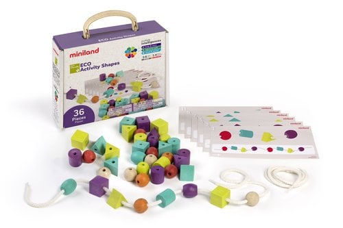 JUEGO ED.MINILAND ECO ACTIVITY SHAPES