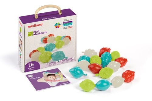 JUEGO ED.MINILAND ECO MAXICHAIN 16 PCS