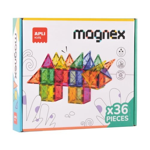 JUEGO EDUC.APLI PIEZAS MAGNETICAS 36pz