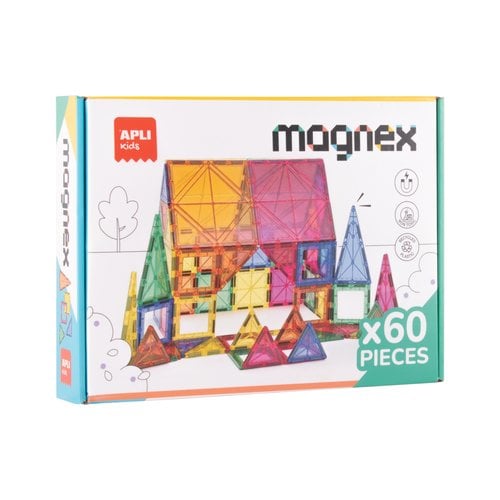 JUEGO EDUC.APLI PIEZAS MAGNETICAS 60pz