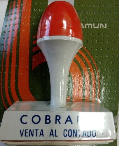 " SF-15 SELLO MANUAL ""COBRADO VENTA AL CONTADO"""