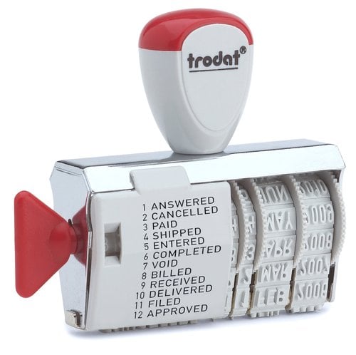 FECHADOR MANUAL TRODAT 1117 4 mm FC 12TX